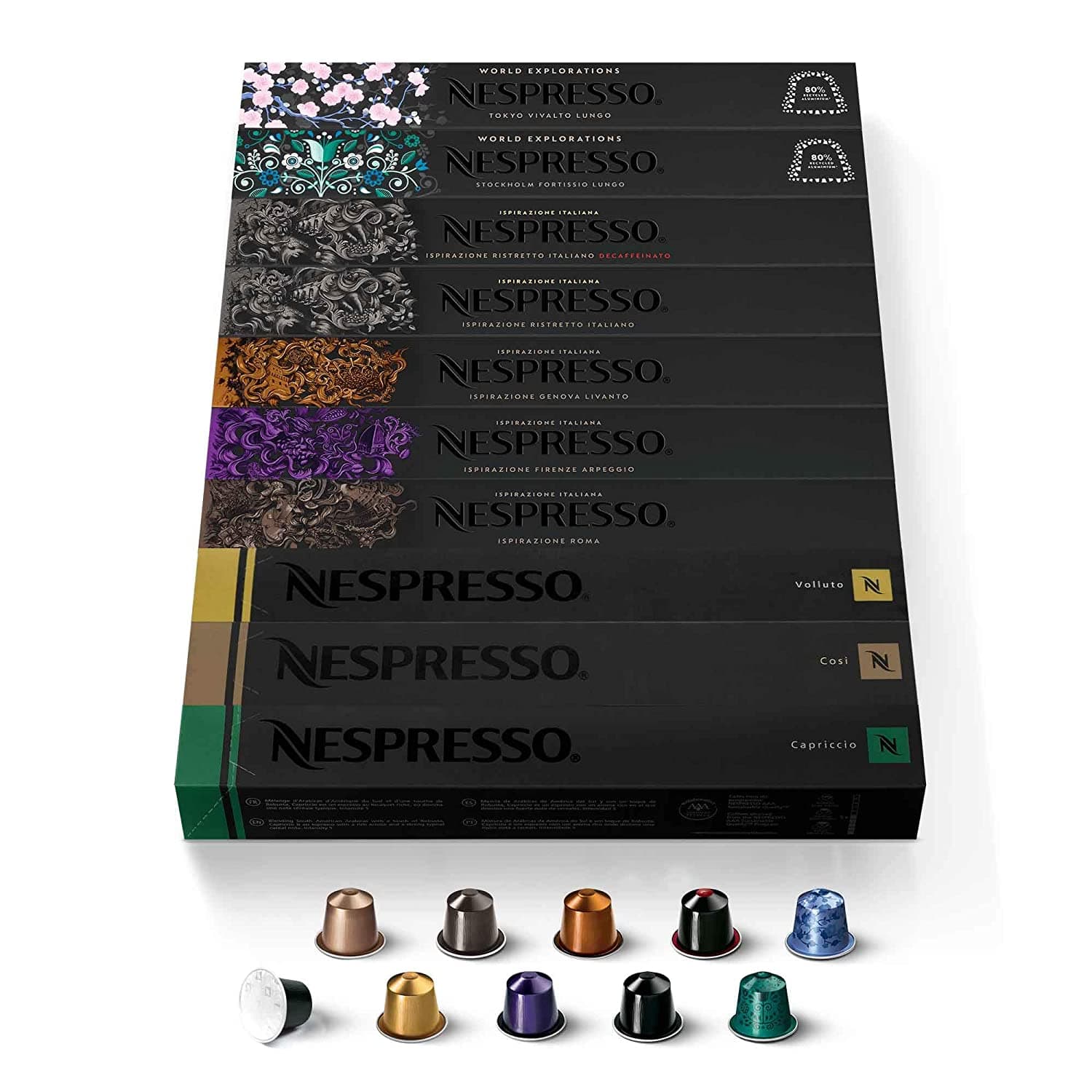 Nespresso Favorites Variety Pack, 100-Count