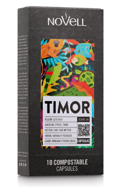 Novell Capsules Nespresso Zero Waste Timor