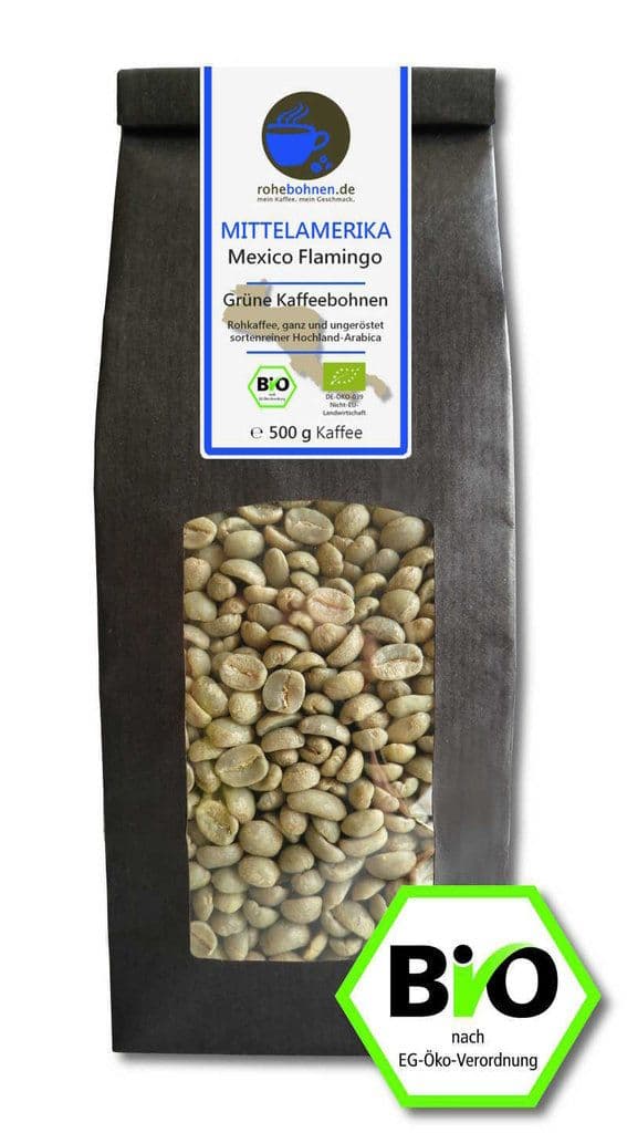 Organic Green Coffee Mexico Flamingo