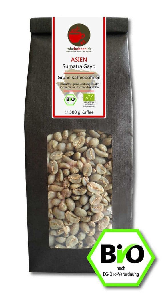 Organic Green Coffee Sumatra Gayo