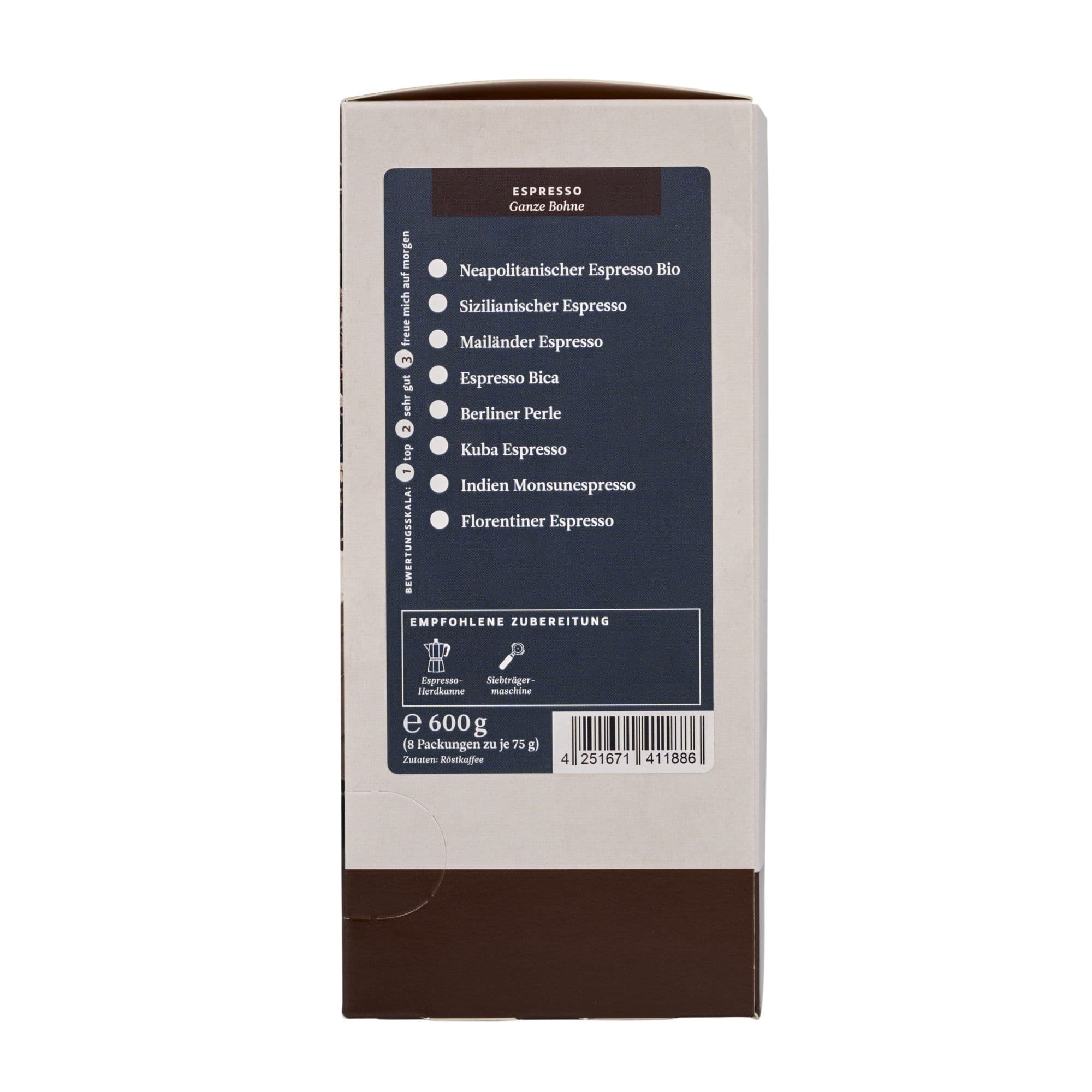 Sample set espresso (8x75g / whole beans) 3