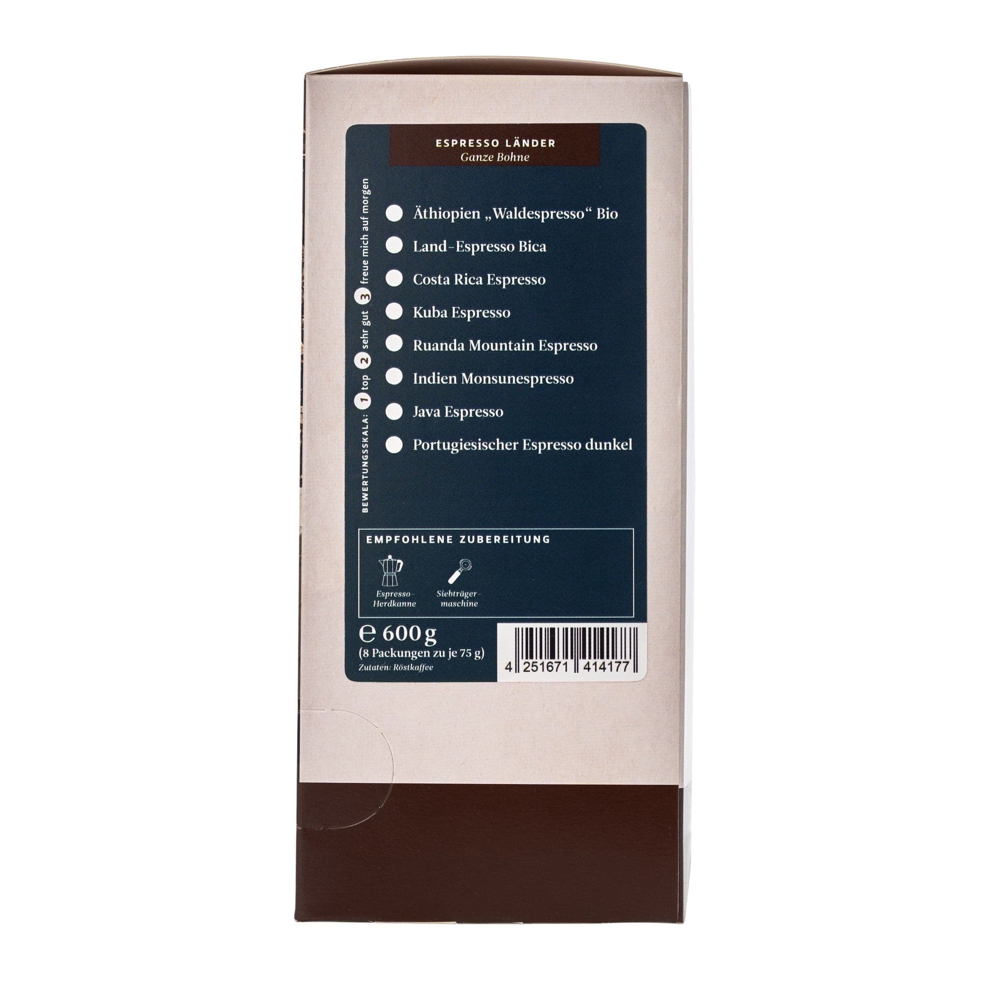 Sample set espresso "Countries" (8x75g / whole bean) 3