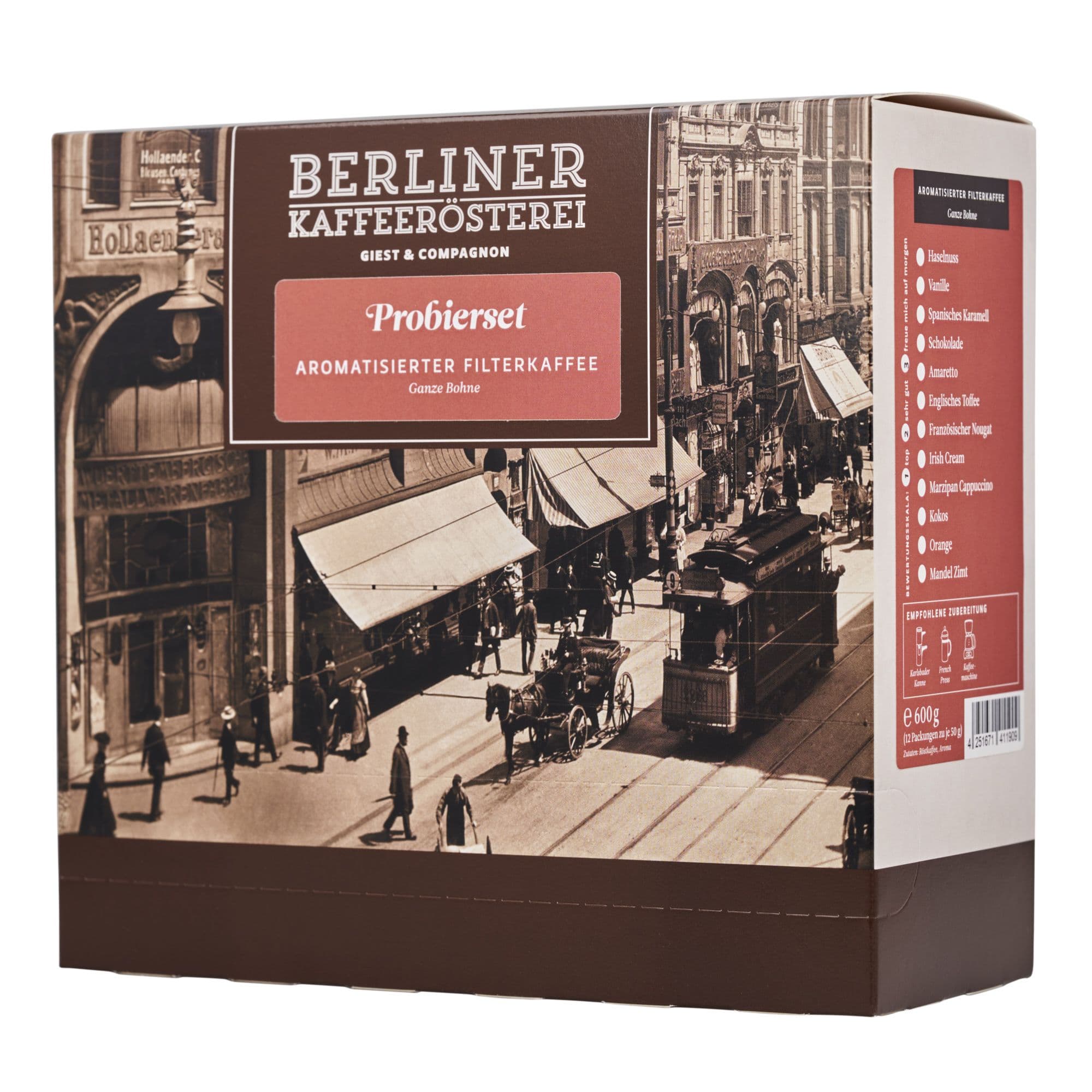 Sample set flavored filter coffee (12x50g / whole bean) 2