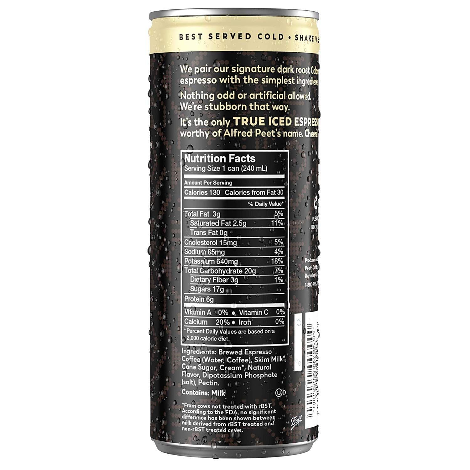 True Iced Espresso, Vanilla Latte, 8 ounce (Pack of 24) 2