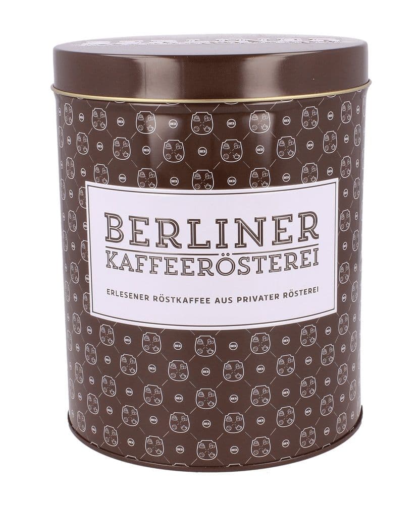 BKR - coffee tin 500g (brown round)