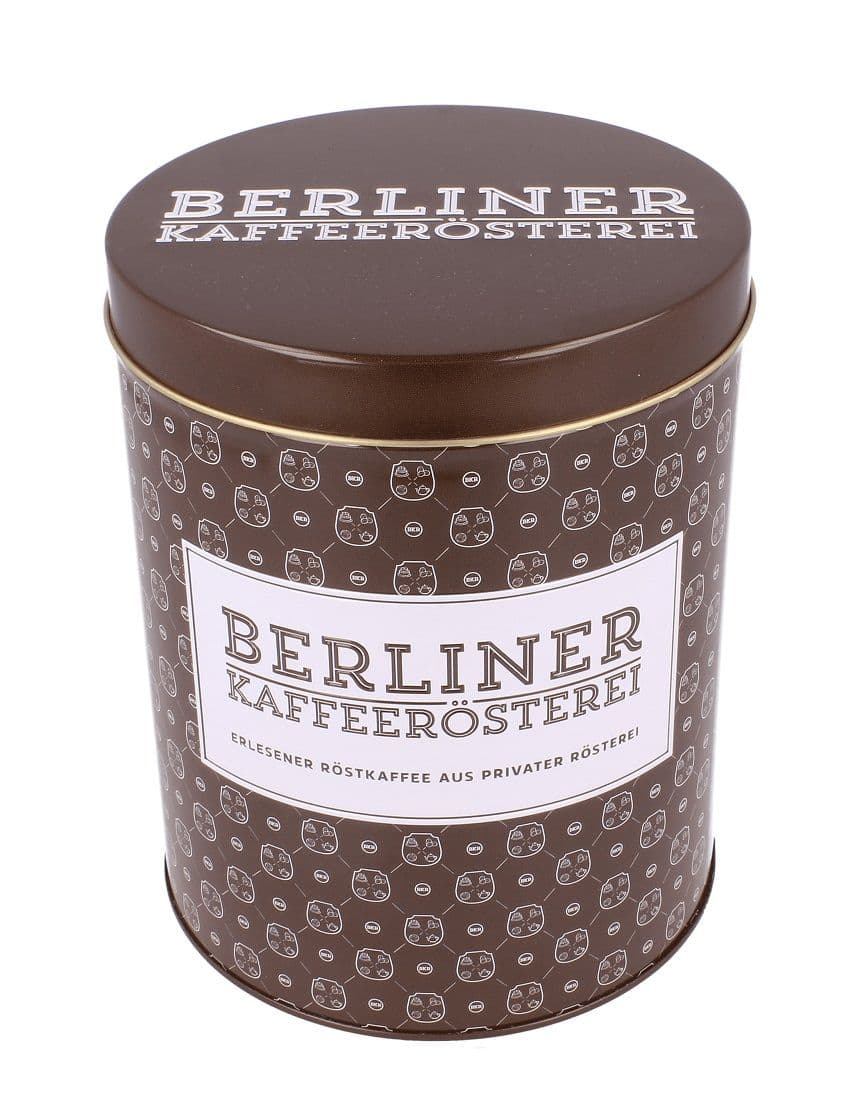 BKR - coffee tin 500g (brown round) 2