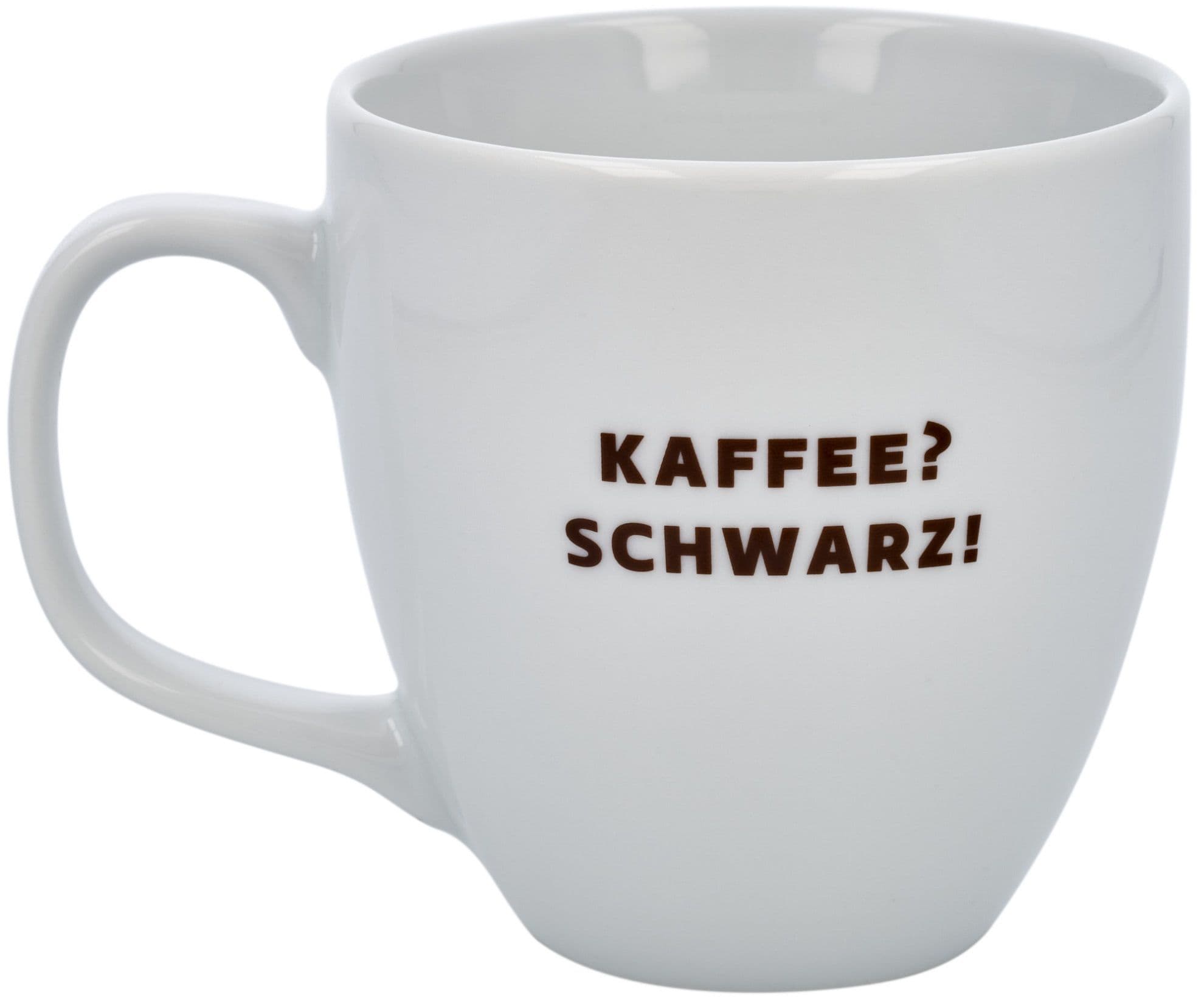 BKR Mug - Motif 1 - "Coffee? Black!" (450ml) 2