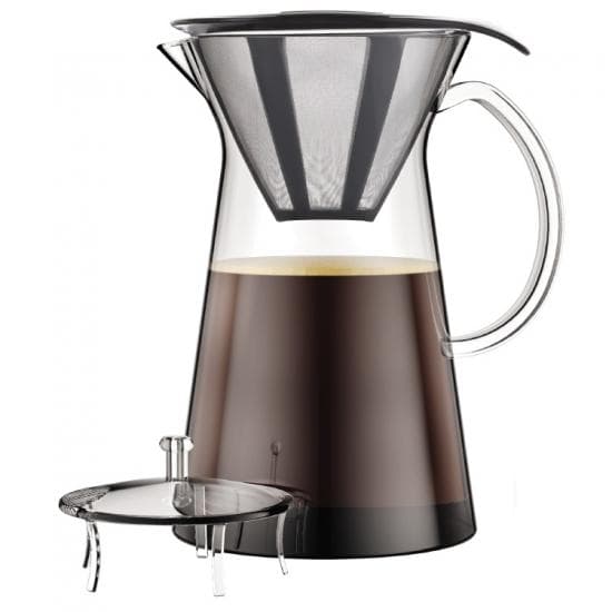 Bodum - coffee maker with permanent filter, 8 Ts, 1l