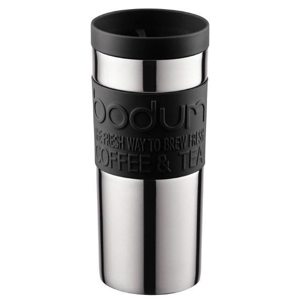 Bodum - Travel Mug - double wall, stainless steel, 0.35 l