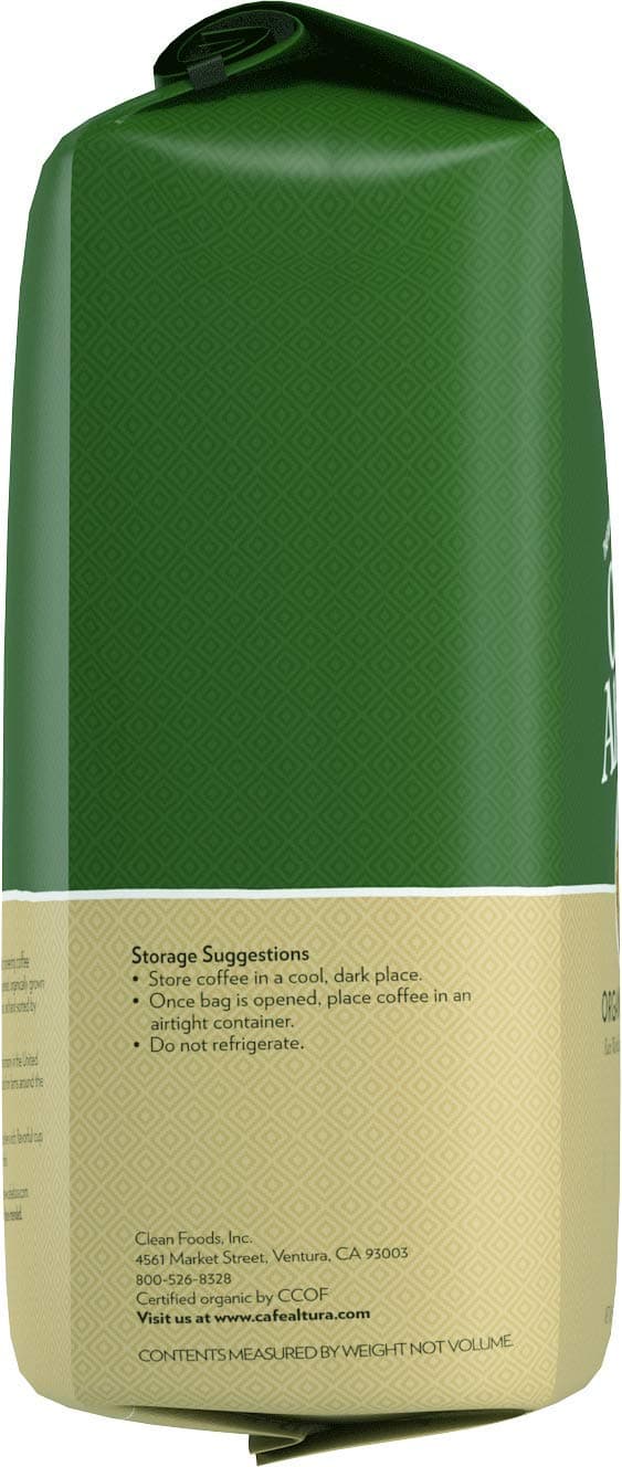Cafe Altura Whole Bean Organic Coffee, Decaf Regular Roast - Water Process (Packaging May Vary) 3