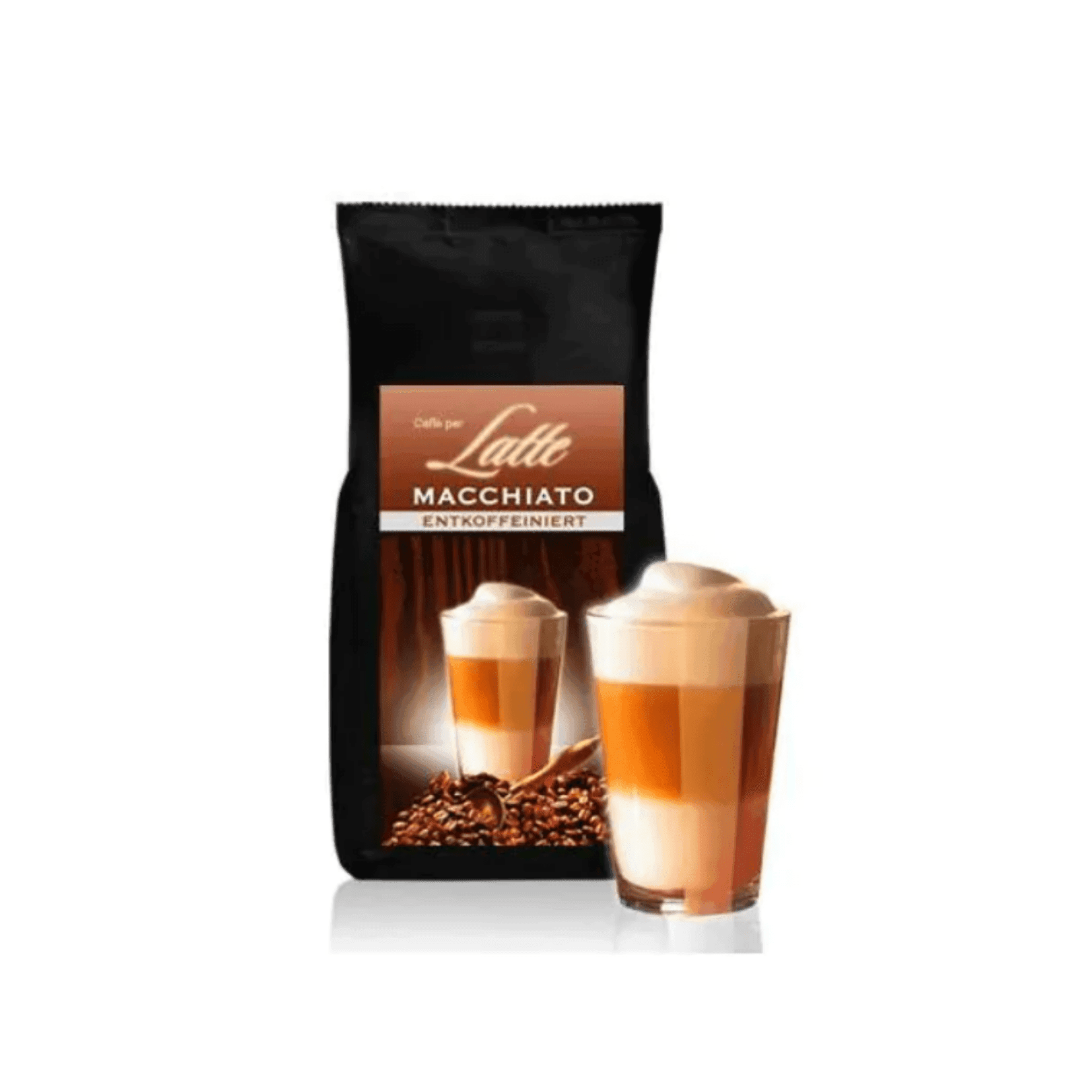 Caffè per LATTE MACCHIATO decaffeinated - von Coffee-Nation