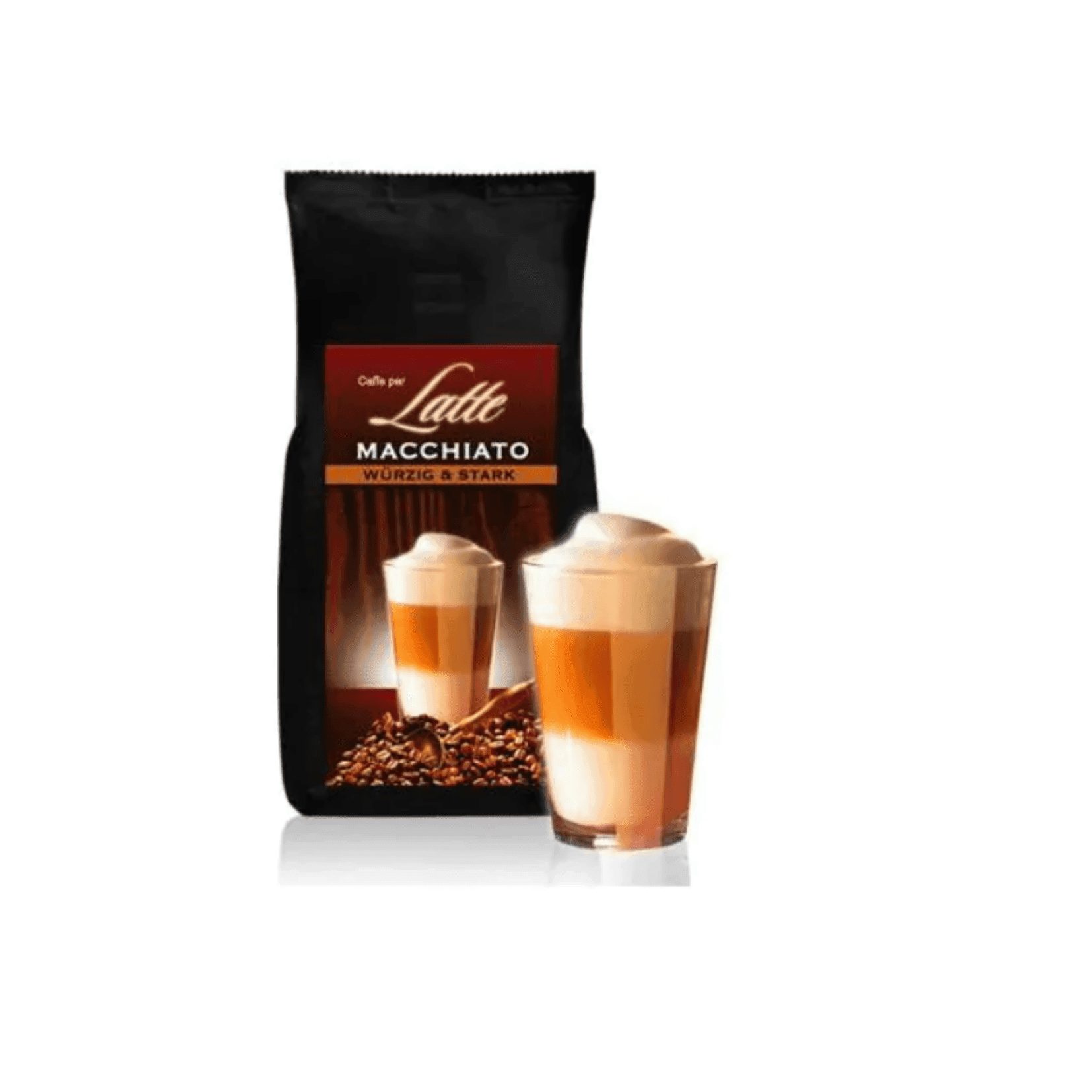 Caffè per LATTE MACCHIATO spicy & strong - von Coffee-Nation