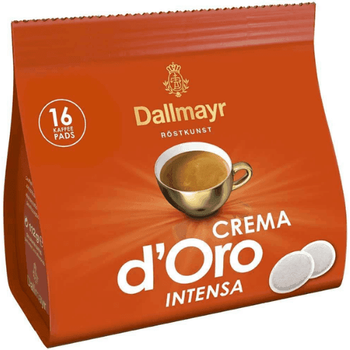 Dallmayr Crema d'Oro intensa pads