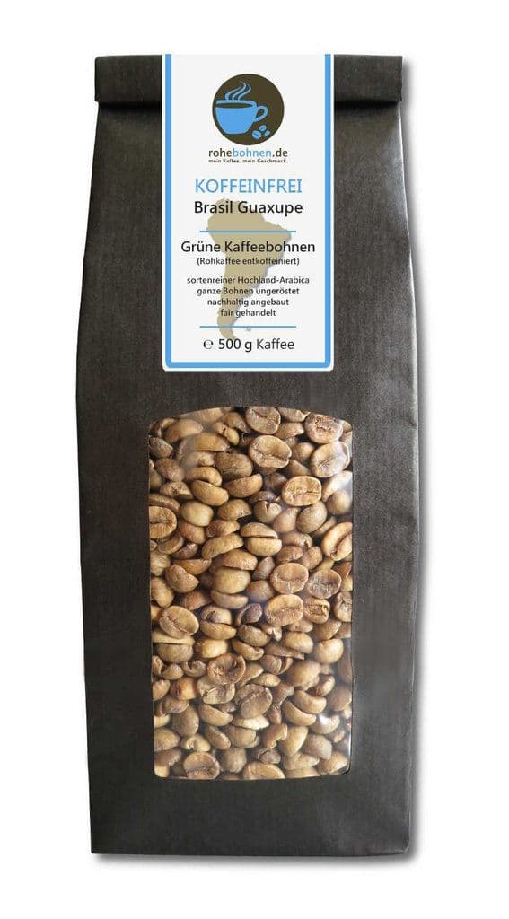 Green coffee Brasil Guaxupe decaffeinated