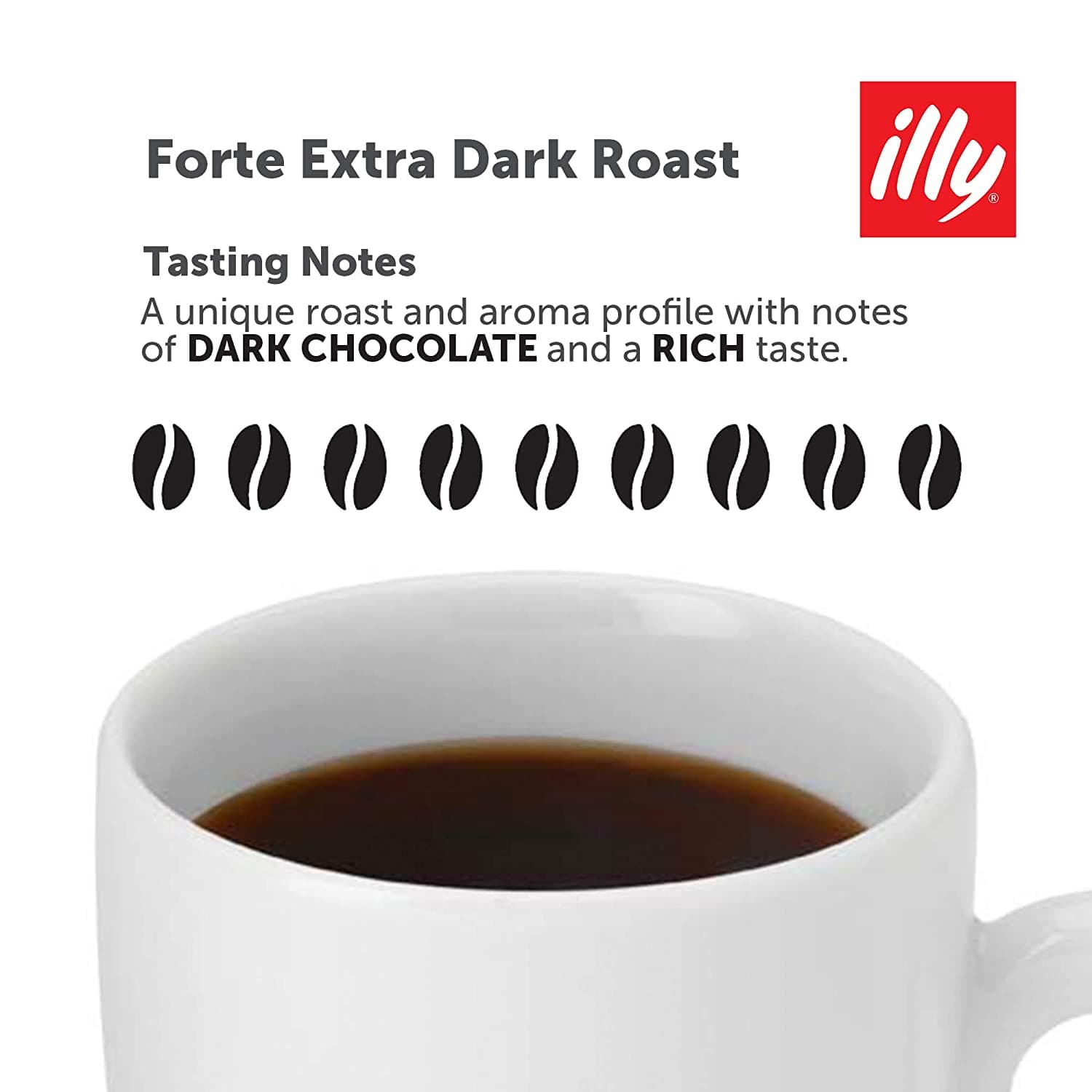 illy Coffee, Drip Ground, Forte, Extra Dark Roast, 100% Arabica Bean Bold Signature Italian Blend, Premium Gourmet Roast, Brewed, Drip, French Press, Cold Brew Coffee, Pressurized Fresh 8.8 Ounce Tin 2