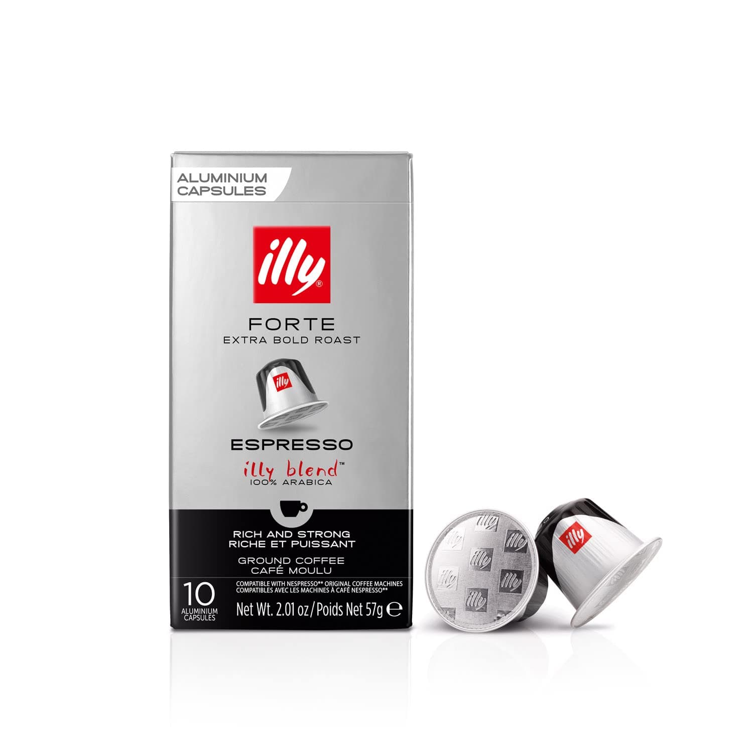 Illy - Forte Espresso coffee capsules - 10x 10 capsules