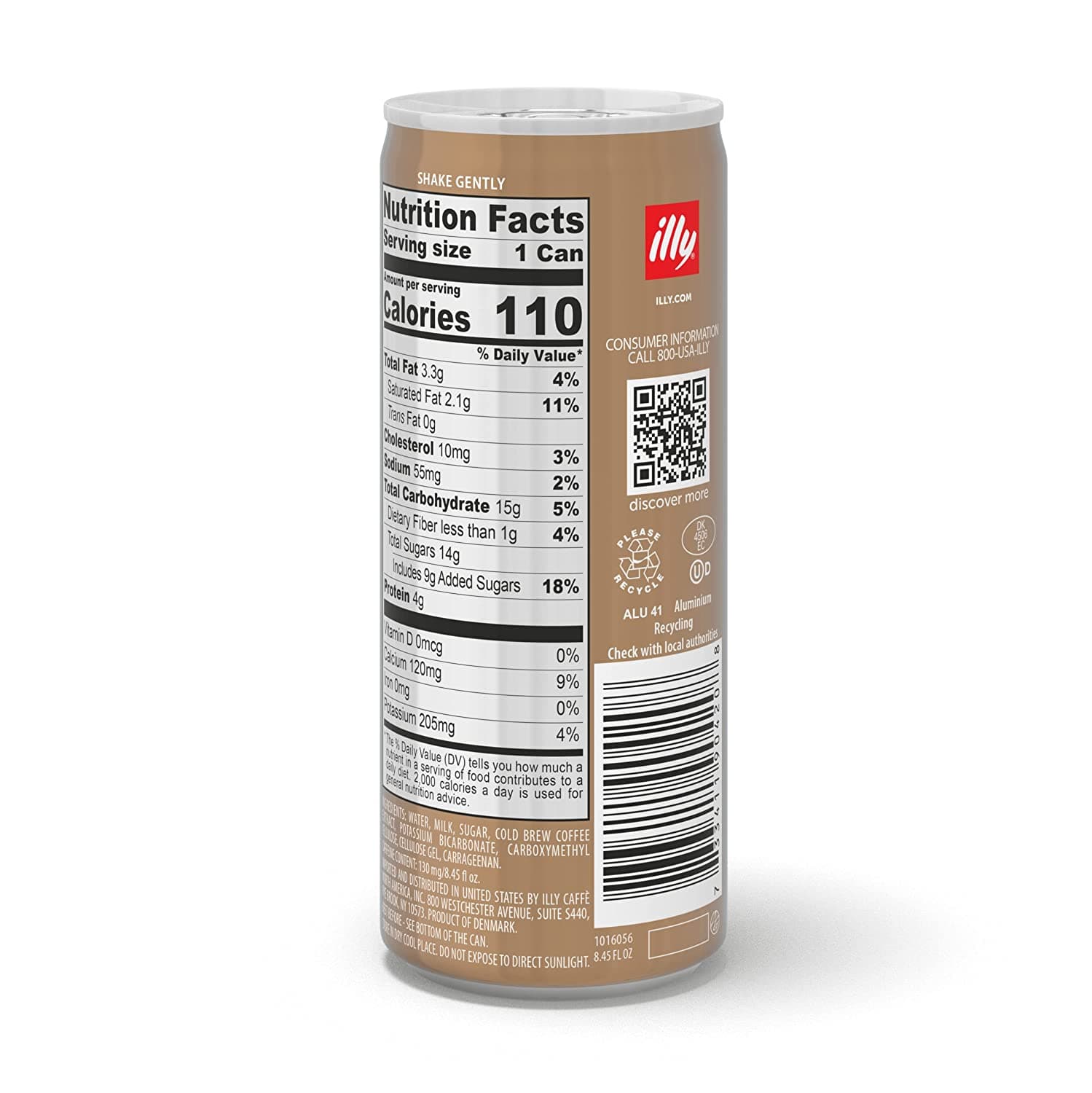 Illy Ready to Drink Coffee LATTE MACCHIATO Cold Brew, Authentic Italian Coffee, Made with 100% Arabica Coffee, All-Natural, No Preservatives, 8.5 Fl Oz 2