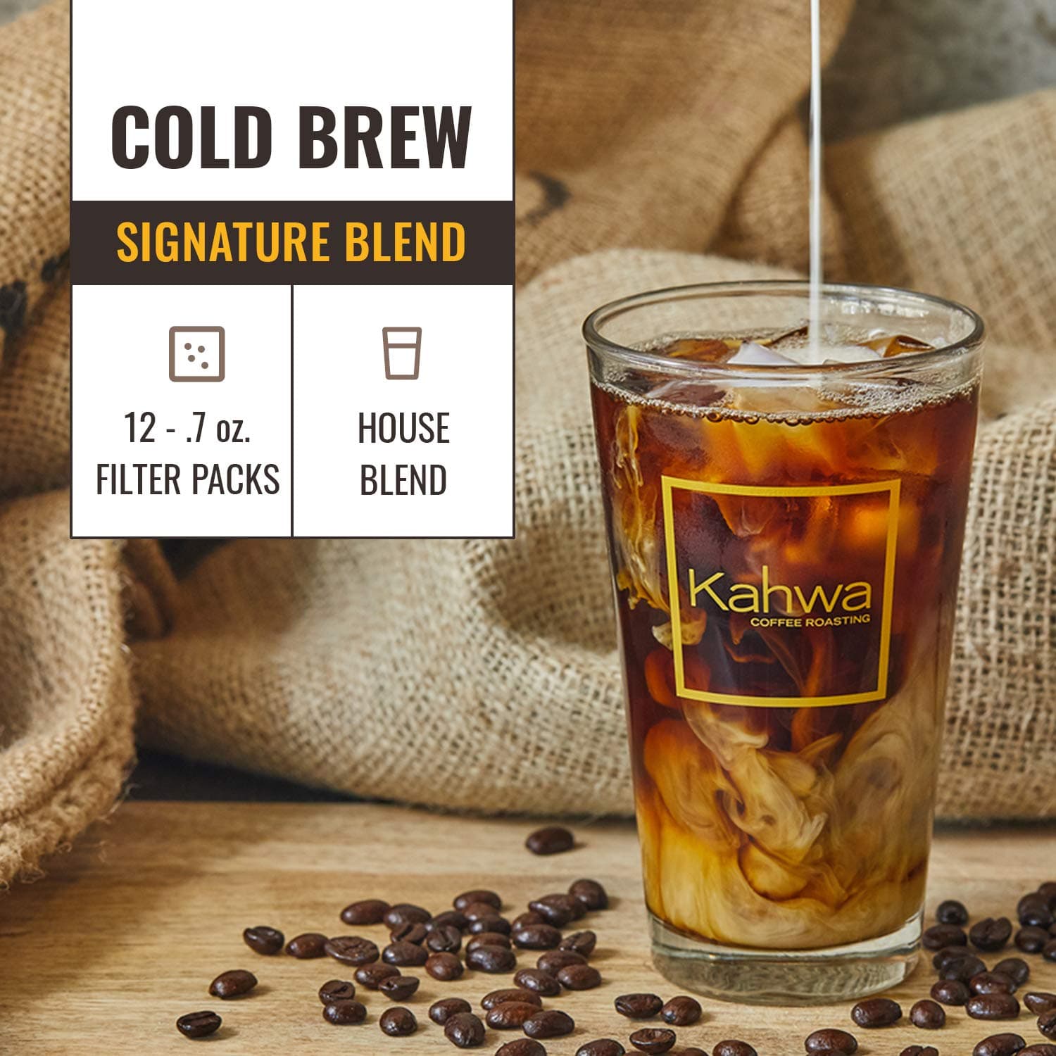 Kahwa Coffee, Cold Brew Coffee Pitcher Packets, 2-Pack, 24 Count 2