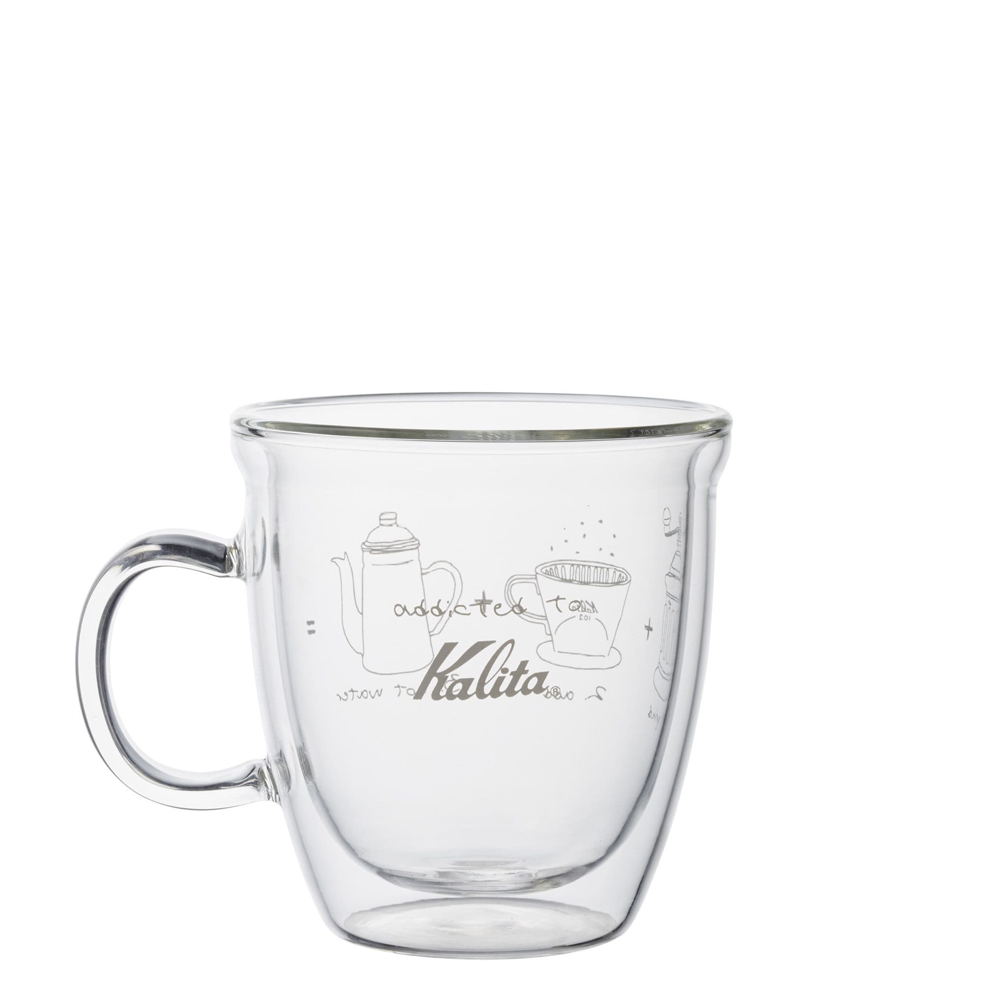 Kalita - Double-walled glass mug