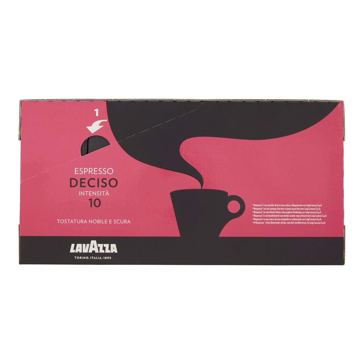 Lavazza Deciso Espresso Dark Roast Capsules Compatible with Nespresso® Original* Machines (Pack of 100) 3