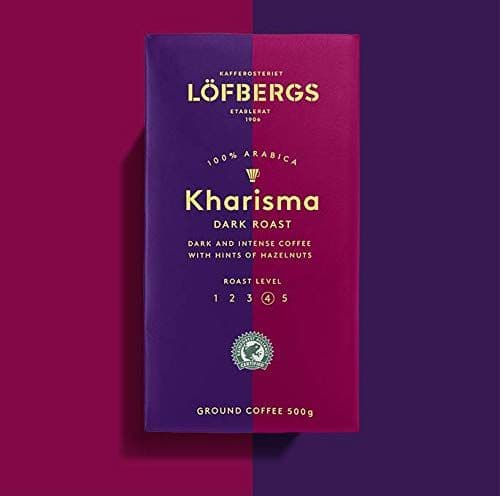 Lofbergs Kharisma Dark Roast & Ground Coffee, 500 g (Pack of 1) 2