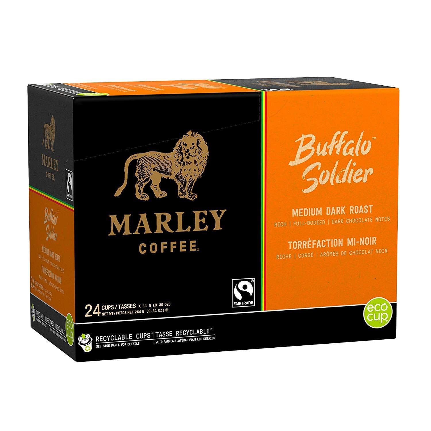 Marley Coffee, Buffalo Soldier, 96 Count Single Serve Cups 2