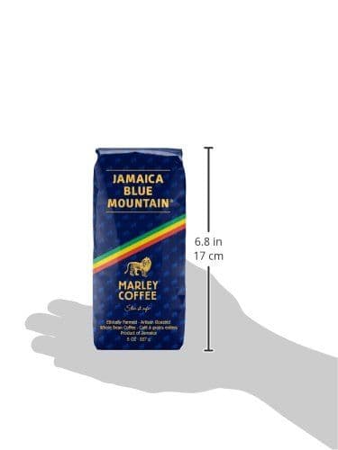 Marley Coffee Talkin' Blues, Jamaica Blue Mountain Naturally Grown Whole Bean Coffee, 8oz. 3