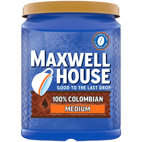 Maxwell House 100% Colombian Medium Roast Ground Coffee