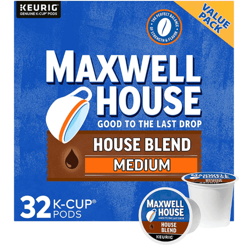 Maxwell House House Blend Medium Roast K-Cup® Coffee Pods (32 ct Box)