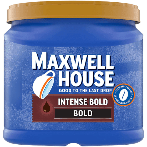 Maxwell House Intense Bold Dark Roast Ground Coffee