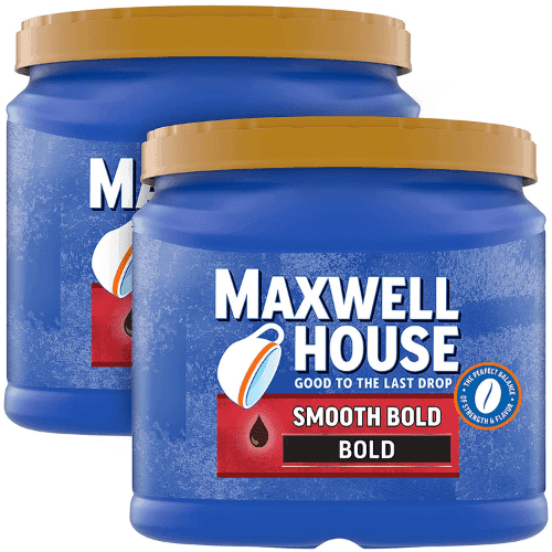 Maxwell House Mainstream Coffee Smooth Bold Dark Roast Ground