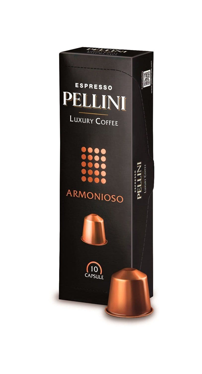 Nespresso Compatible Capsules - Pellini Luxury Coffee Armonioso - 20 Capsules