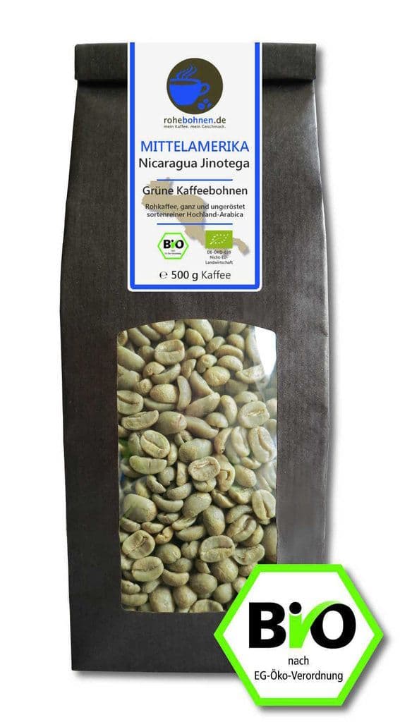 Organic Green Coffee Nicaragua Jinotega