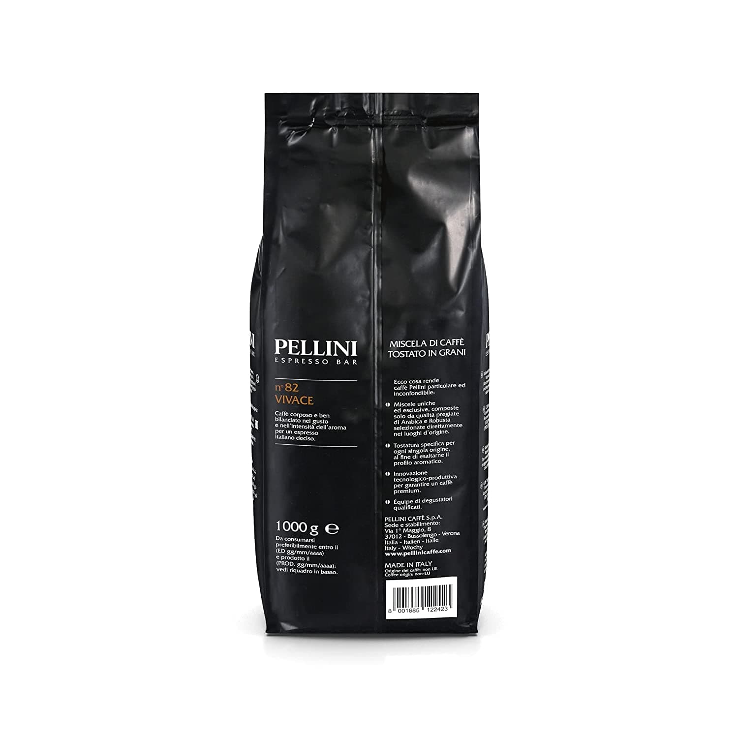 Pellini No.82 Vivace Roasted Coffee Beans 1kg 3