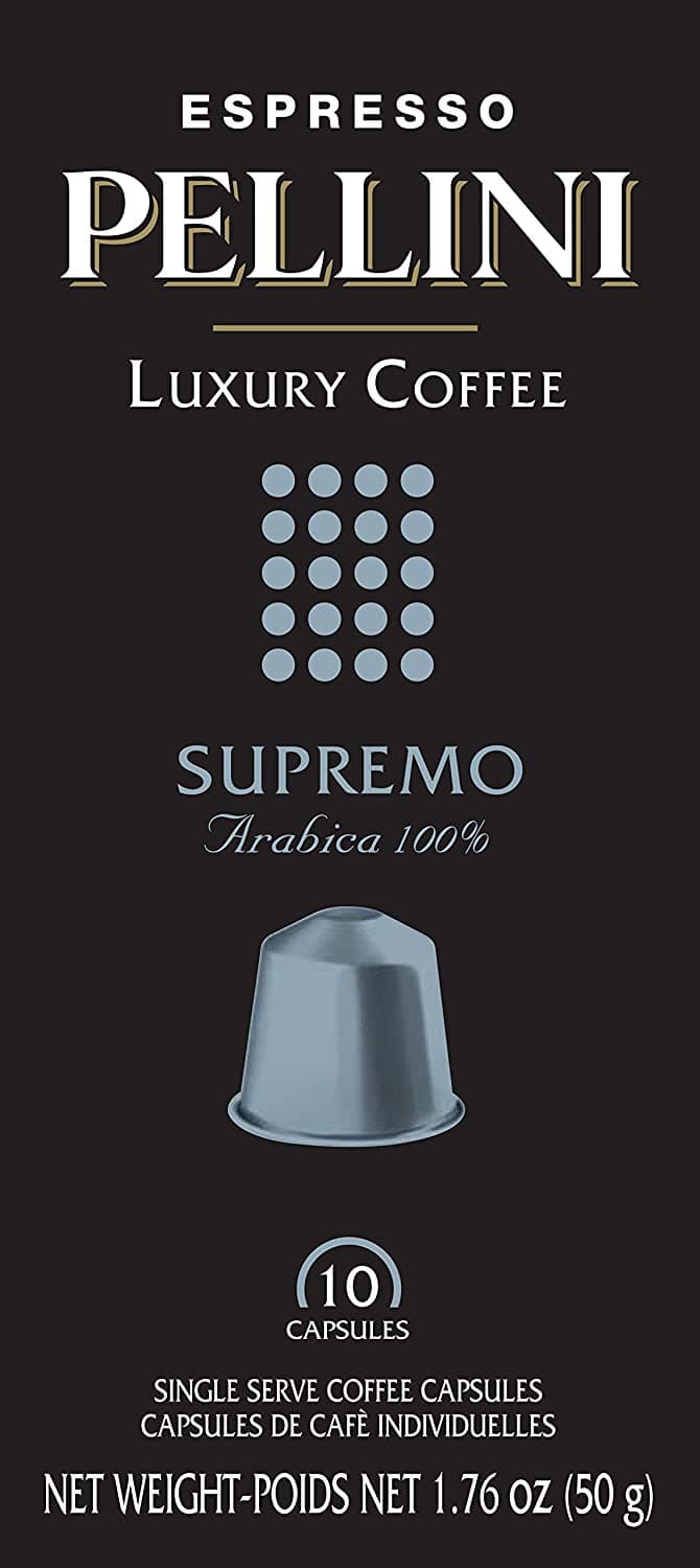 Pellini Supremo Espresso Capsules, Mild, 10 Ct 3