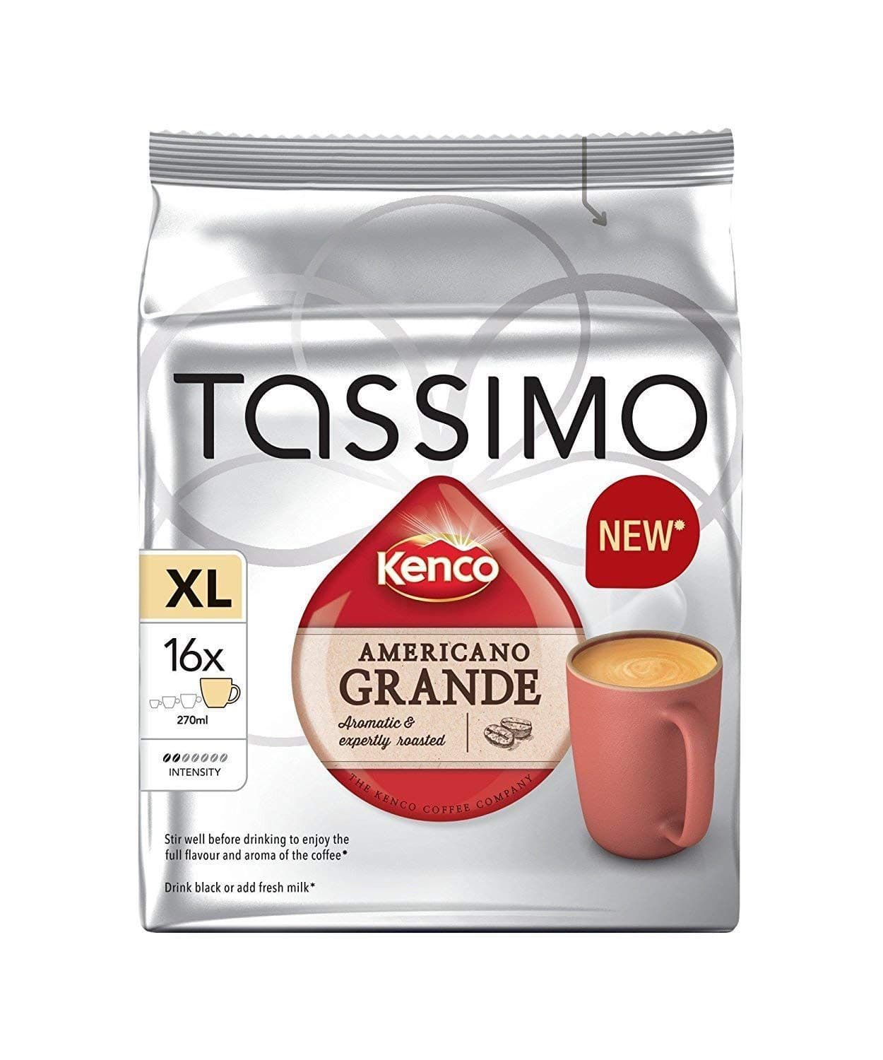 Tassimo Kenco Americano Grande 16 Per Pack