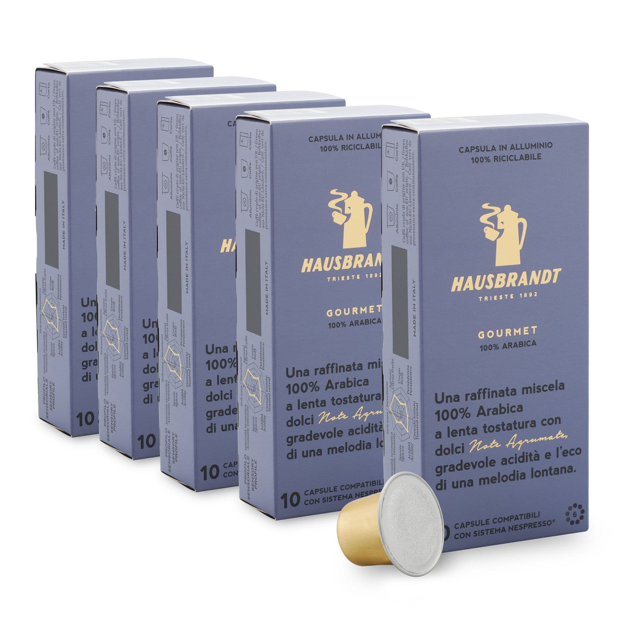 50 CAPSULE GOURMET COMPATIBILI NESPRESSO®