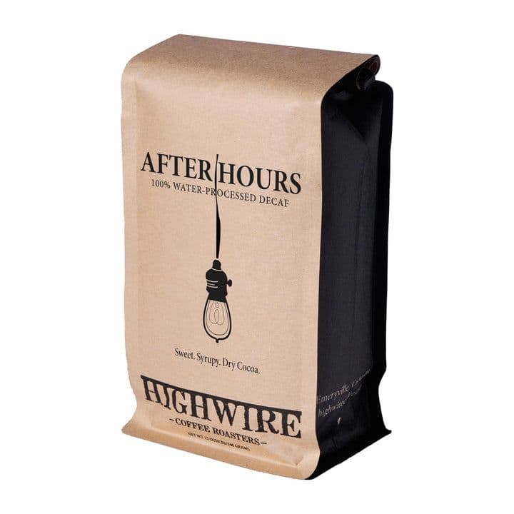 After Hours: 100% Water-Processed. Best Decaf Coffee.