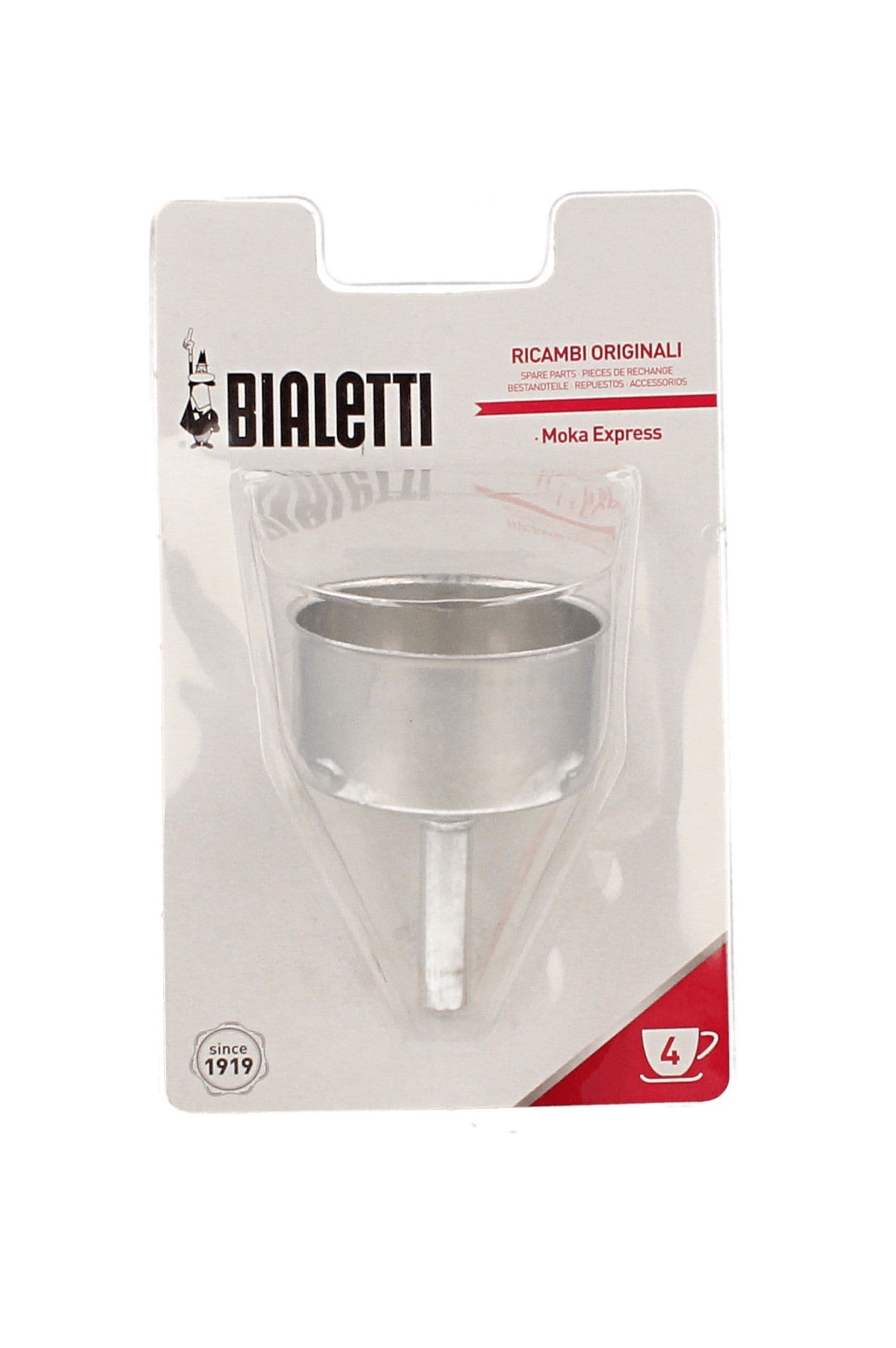 Bialetti - Coffee funnel for Moka Express 4 cups