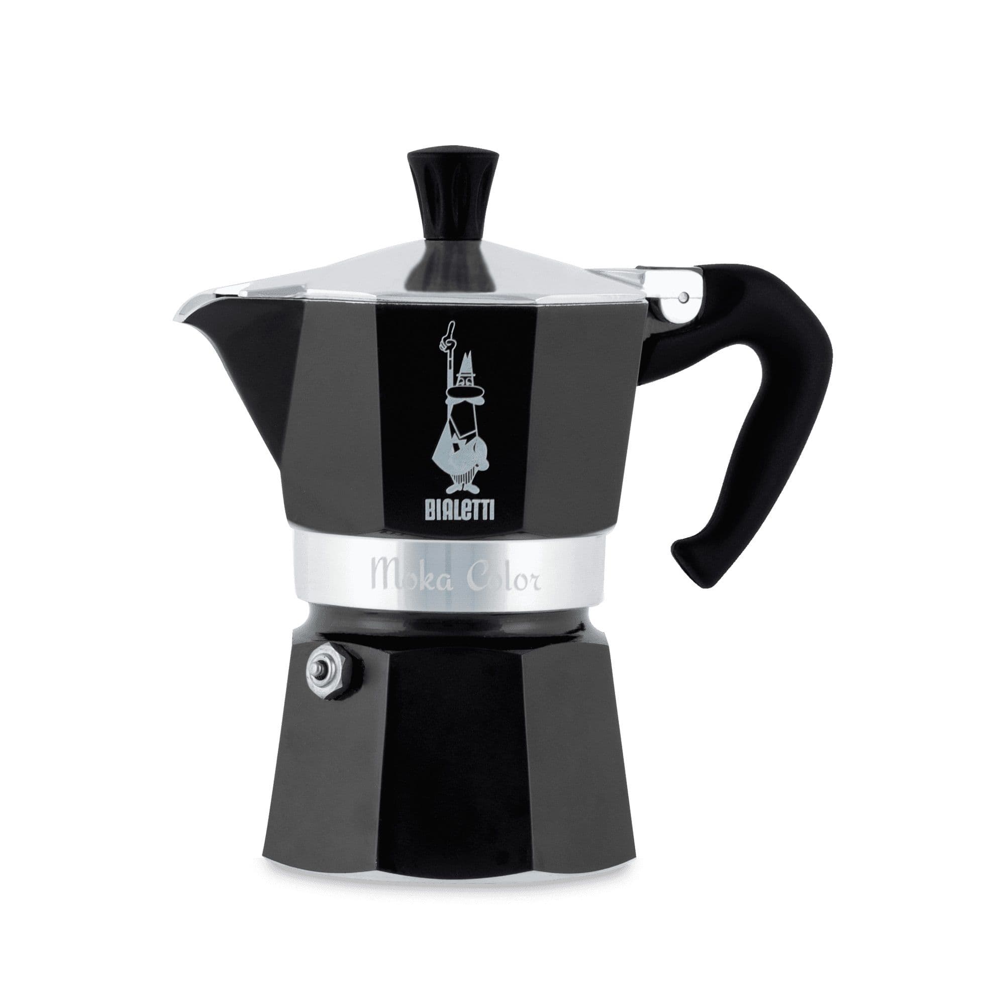 Bialetti - Moka Express Color Black 3 cups