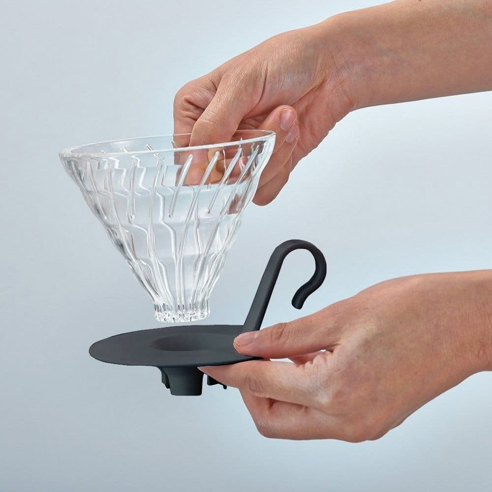 Black V60 IN GLASS 1-2 cups