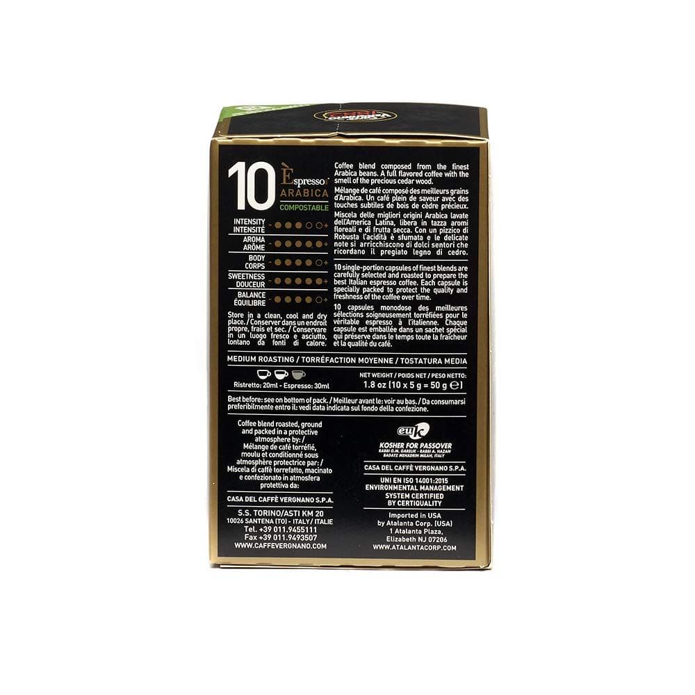 Caffè Vergnano Arabica Capsules Compatible with Original Line Machines By Nespresso - 60 Capsules (6 packs - 10 capsules each) 2