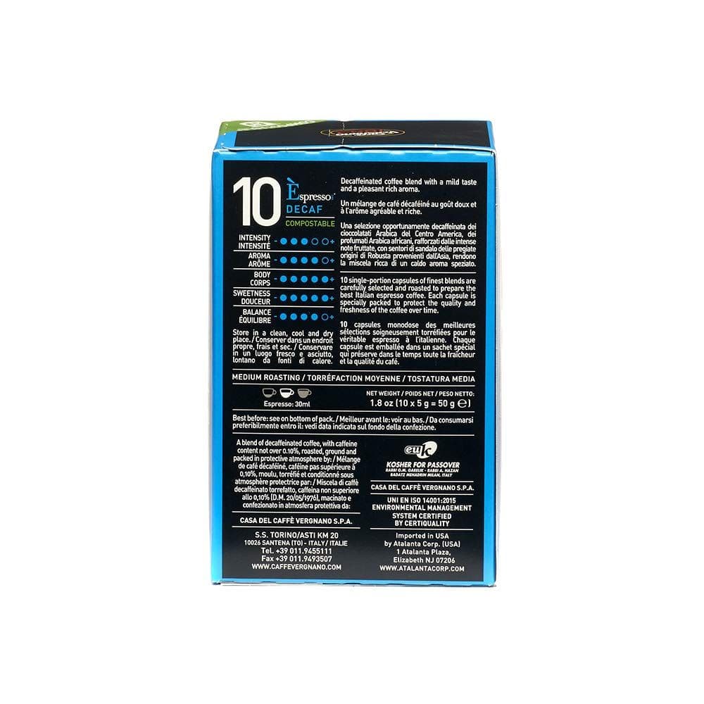 Caffe Vergnano Decaf Capsules Compatible with Original Line Machines By Nespresso - 60 Capsules (6 packs - 10 capsules each) 2
