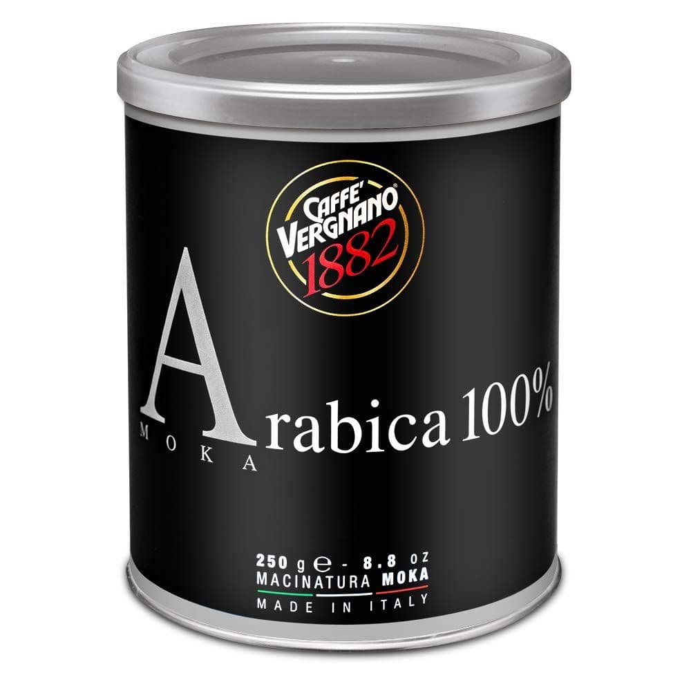 Caffe Vergnano Espresso, Medium Ground, 8.8-Ounce Cans (Pack of 2)