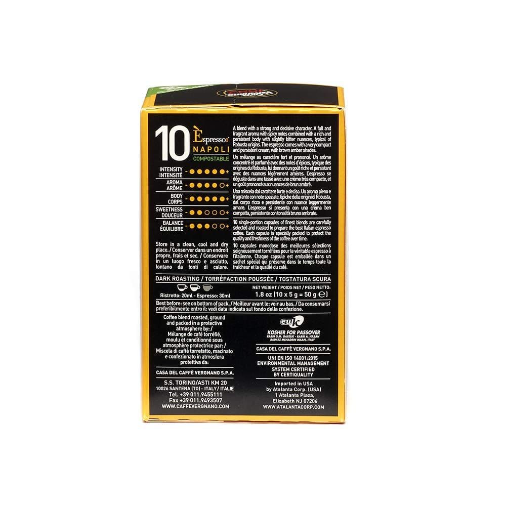 Caffe Vergnano Napoli Capsules Compatible with Original Line Machines By Nespresso - 60 Capsules (6 packs - 10 capsules each) 2