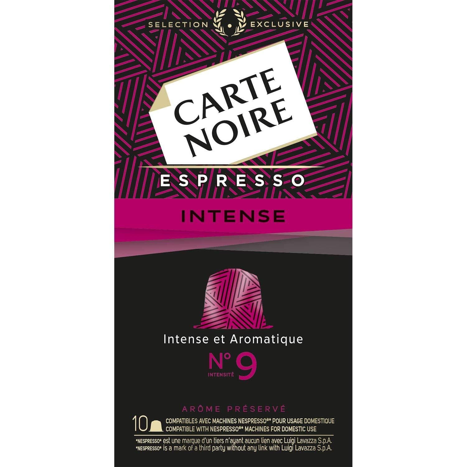 Carte Noire Nespresso Capsules (Intense Intensity 9)