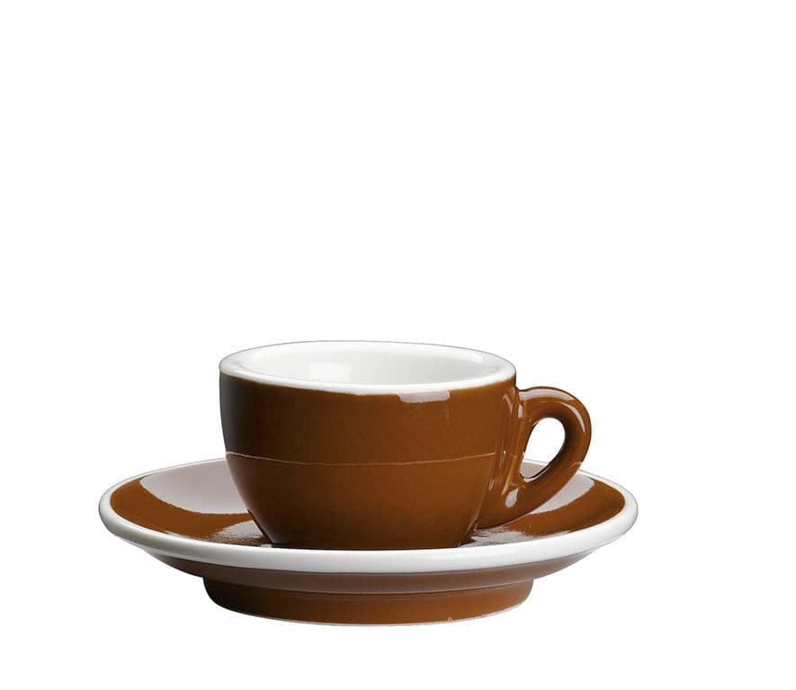 Cilio espresso cup "Roma" chestnut