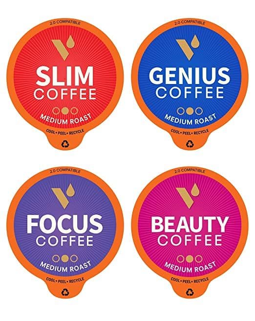Coffee Variety Pod Sampler Pack (Beauty, Mushroom, Genius, Slim)