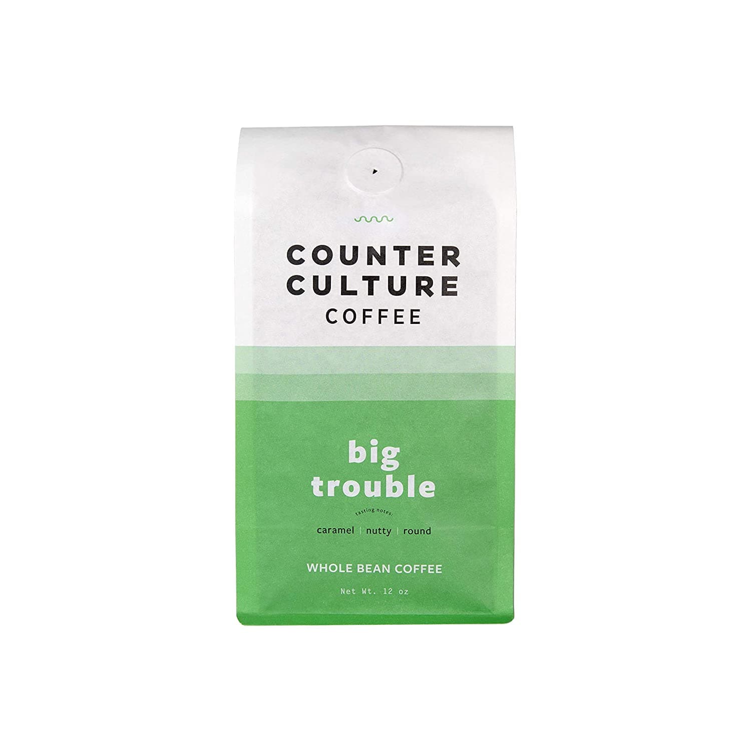 Counter Culture Coffee - Whole Bean Coffee - Fresh Roasted, Sustainably Farmed (Kosher) - Big Trouble, 12 oz (1 Bag)