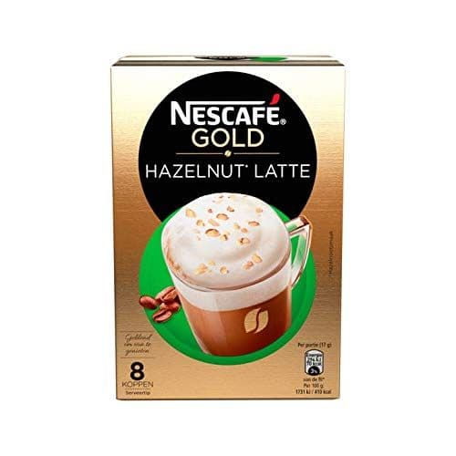 Nescafé Nescafe Latte Hazelnut Smooth Mixture Of Milk And Coffee 8 Sachets!